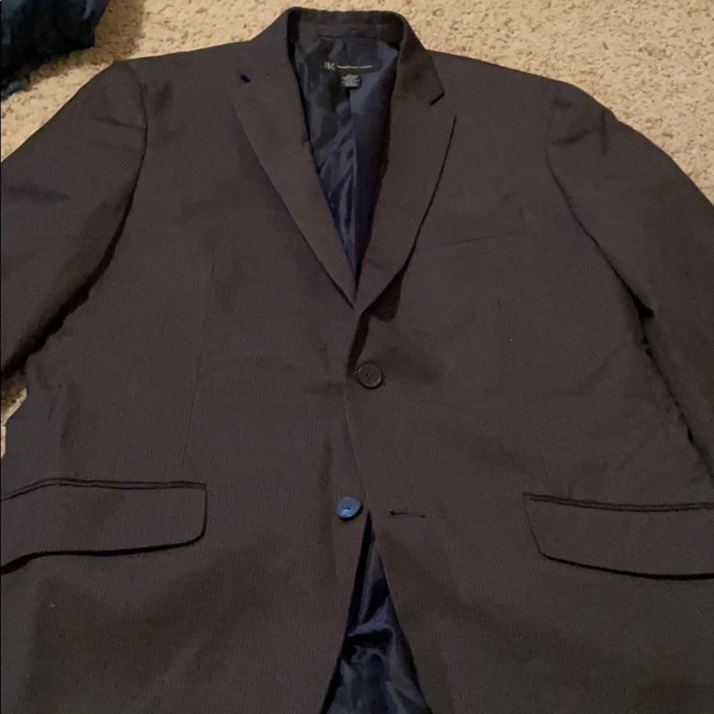 Men’s Charcoal Gray pinstripe blazer